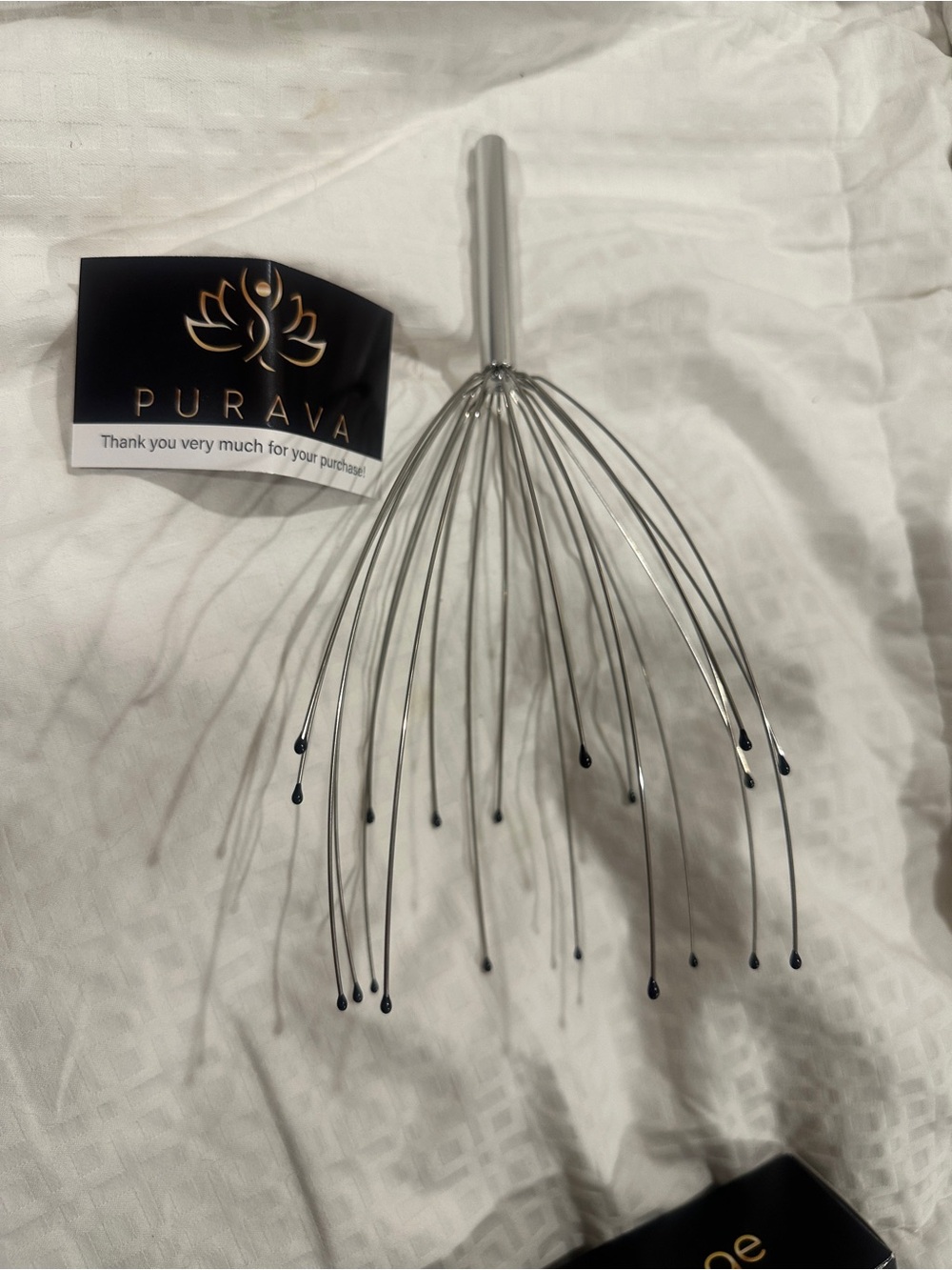 100% pure titanium needle Scalp Head Massager